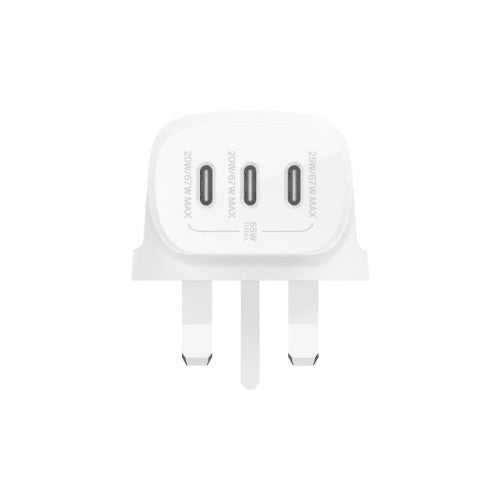 Belkin WCC002MYWH mobile device charger Universal White AC Fast charging Indoor