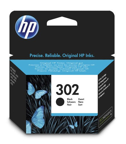 HP F6U66AE/302 Printhead cartridge black, 170 pages ISO/IEC 24711 3.5ml for HP DeskJet 1110/2130/OfficeJet 5200