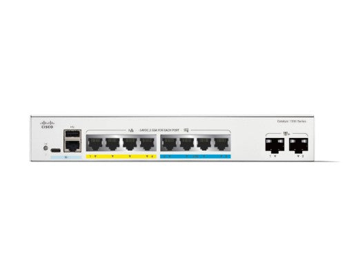 Cisco Catalyst C1300-8MGP-2X network switch Managed L2/L3 Gigabit Ethernet (10/100/1000) Power over Ethernet (PoE) Grey