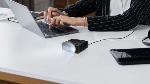 Optoma ML750i Standard throw projector 450 ANSI lumens DLP WXGA (1200x800) 3D Black