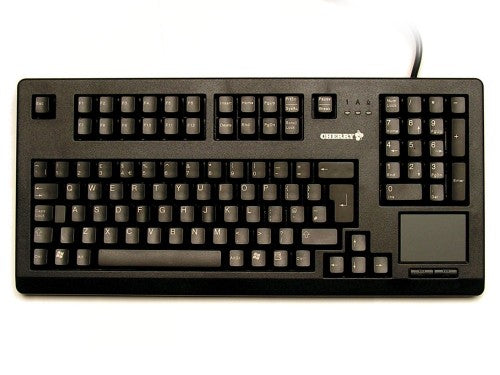 CHERRY TouchBoard G80-11900 Corded Keyboard with Touchpad, Black, USB, (QWERTY - UK)