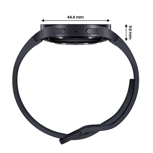 Samsung Galaxy Watch6 SM-R940NZKAEUA smartwatch / sport watch 3.81 cm (1.5") OLED 44 mm Digital 480 x 480 pixels Touchscreen Graphite Wi-Fi GPS (satellite)