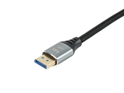 Equip DisplayPort 2.1 Premium Cable, 3.0m, 16K/60Hz, 54Gbps
