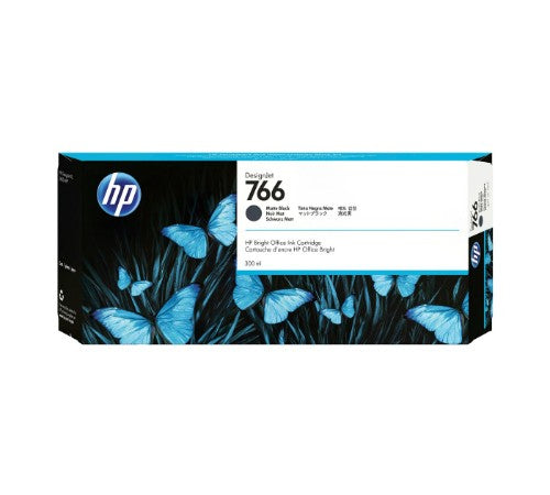HP P2V92A/766 Ink cartridge black matt 300ml for HP DesignJet XL 3600