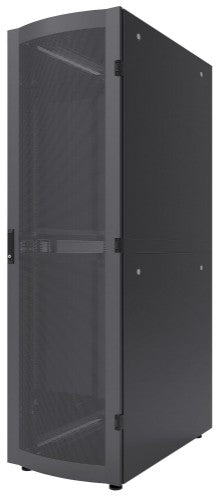 Intellinet 19" Server Cabinet - Free Standing, 42U, 600x1200mm (width x depth), Black, Flatpack, Max 1500kg, Multi-Point Door Lock, One Lock Per Side Panel, Usable Depth 123 to 973mm, IP20 rated, Rack, Steel
