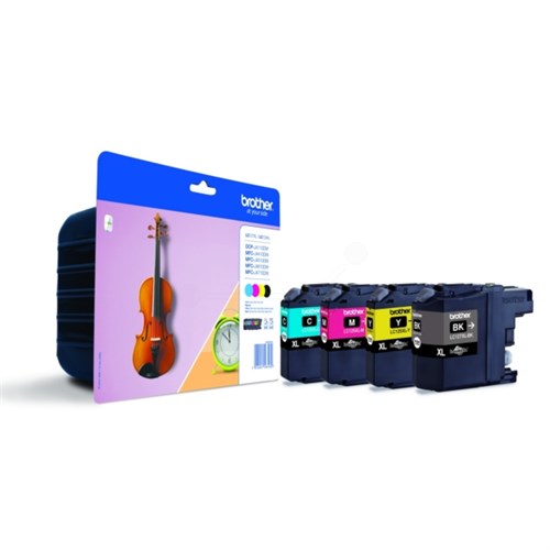 Brother LC-127XLVALBP Ink cartridge multi pack Bk,C,M,Y, 4x1.2K pages ISO/IEC 24711 Pack=4 for Brother MFC-J 4510