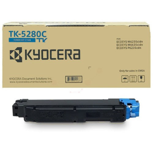 Kyocera 1T02TWCNL0/TK-5280C Toner-kit cyan, 11K pages ISO/IEC 19752 for Kyocera P 6235