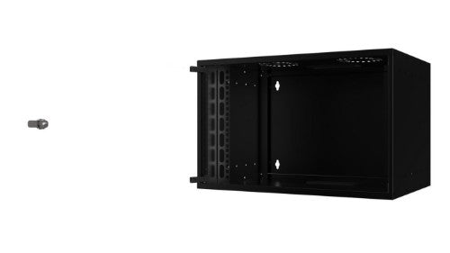 Lanview RUM07U40MNBL rack cabinet 7U Wall mounted rack Black