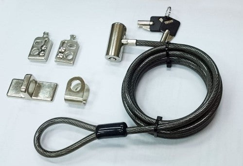 eSTUFF GLB220107 cable lock Black 1.8 m