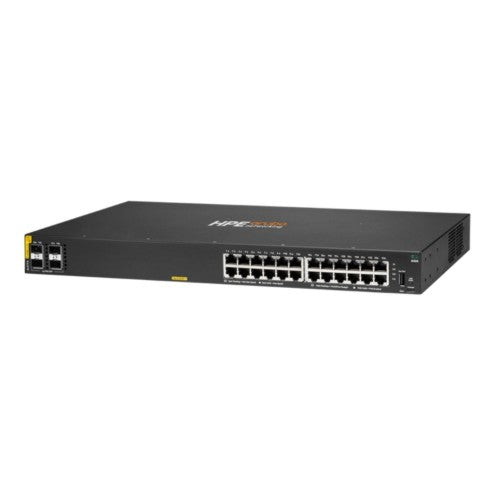 HPE Aruba Networking CX 6100 24G Class4 PoE 4SFP+ 370W Switch