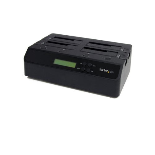 StarTech.com 4 Bay USB 3.0 eSATA to SATA Standalone 1:3 HDD Hard Drive Duplicator Dock
