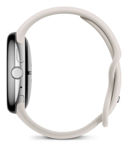 Google Pixel Watch 3 AMOLED 45 mm Digital Touchscreen 4G Silver Wi-Fi GPS (satellite)