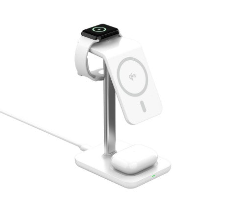 eSTUFF ES638310 mobile device charger Smartphone Aluminium AC Wireless charging Fast charging Indoor