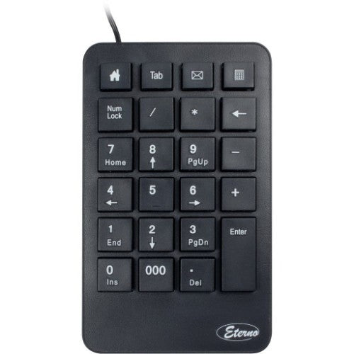 Inter-Tech KB-120 numeric keypad Universal USB Black