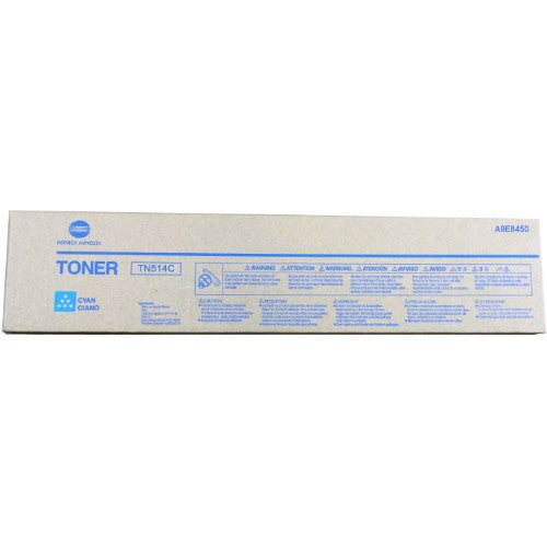Konica Minolta A9E8450/TN-514C Toner-kit cyan, 26K pages/5% for KM Bizhub C 458