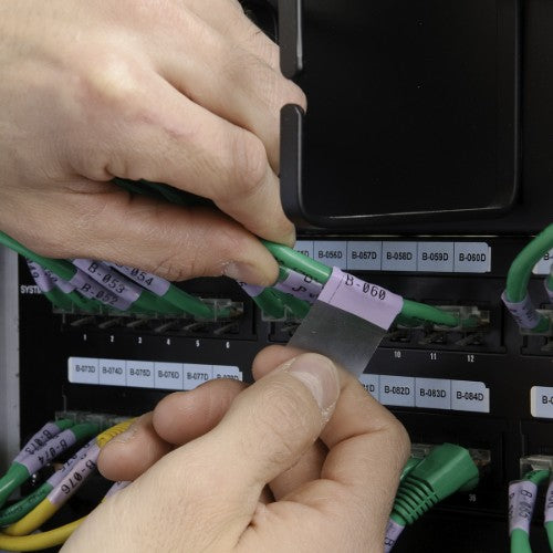 Brady M4-51-427 printer label Black, White Self-adhesive printer label