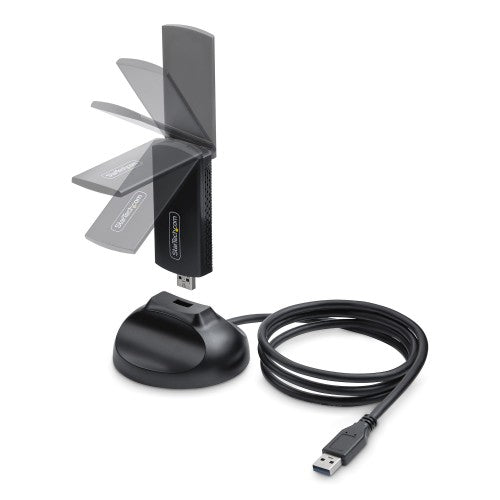StarTech.com AX54005A-USB-WIFI-6E network card WLAN 2402 Mbit/s