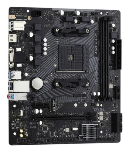Asrock A520M-HVS AMD A520 Socket AM4 micro ATX