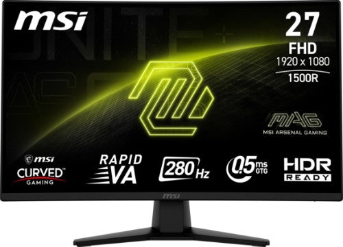 MSI MAG 274CXF computer monitor 68.6 cm (27") 1920 x 1080 pixels Full HD Black