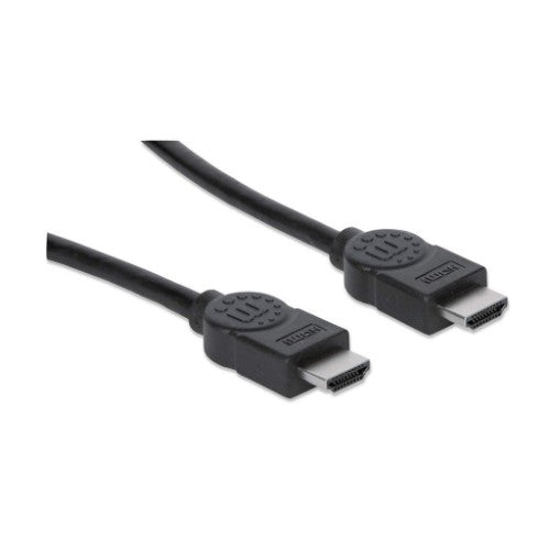 Manhattan HDMI 4K@30Hz Cable, 15m, Male to Male, Black, Ultra HD 4k x 2k, Fully Shielded, Gold Plated Contacts, Lifetime Warranty, High Speed, Equivalent to HDMM15M