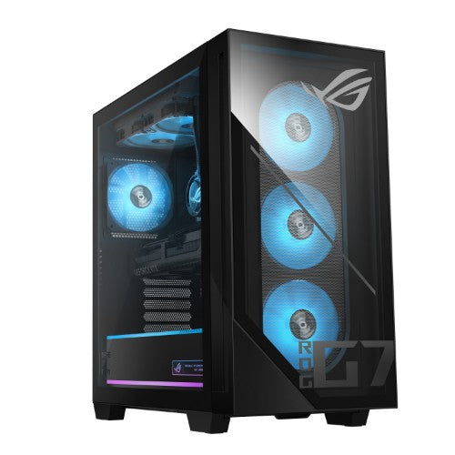 ASUS ROG G700 GM700TZ-R8700F040W AMD Ryzen™ 7 8700F 32 GB DDR5-SDRAM 1 TB SSD NVIDIA GeForce RTX 5070 Windows 11 Home Tower PC Black