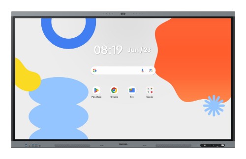 Samsung LH75WAFPLGC interactive whiteboard 190.5 cm (75") 3840 x 2160 pixels Touchscreen Black, Grey