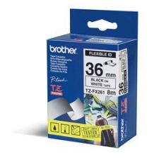 Brother TZE-FX261 DirectLabel black on white Laminat 36mm x 8m for Brother P-Touch TZ 3.5-36mm/HSE/6-36mm