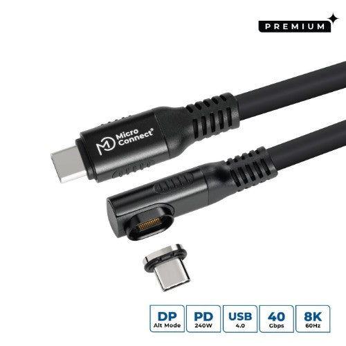 Microconnect MC-LS-USB4CC2.0-A USB cable USB4 Gen 3x2 2 m USB C Black
