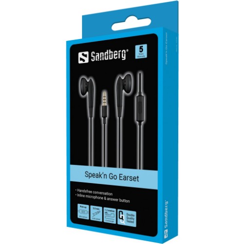Sandberg Speak’n Go Earset Black
