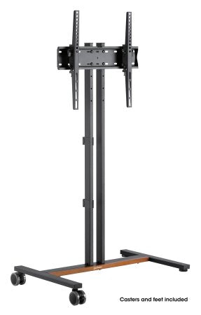 Manhattan Trolley Mount Stand for TV & Monitors, For screens: 34" to 55", VESA compatability: all between 200x200 to 400x400mm - check the dimensions of the four mounting holes on back of screen to ensure it fits, Max 35kg, Height-adjustable to four level