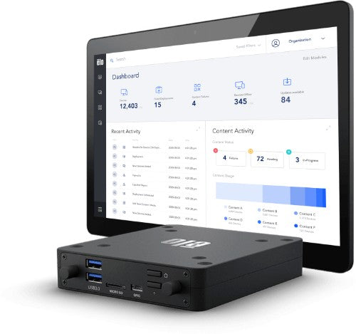 Elo Touch Solutions E620713 PC/workstation 8 GB 64 GB Desktop Black