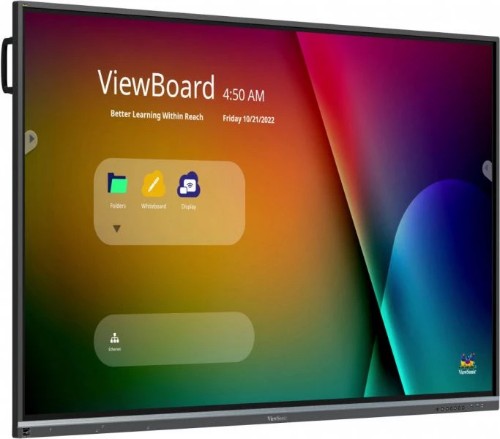 Viewsonic IFP7550-5F interactive whiteboard 190.5 cm (75") 3840 x 2160 pixels Touchscreen Black HDMI