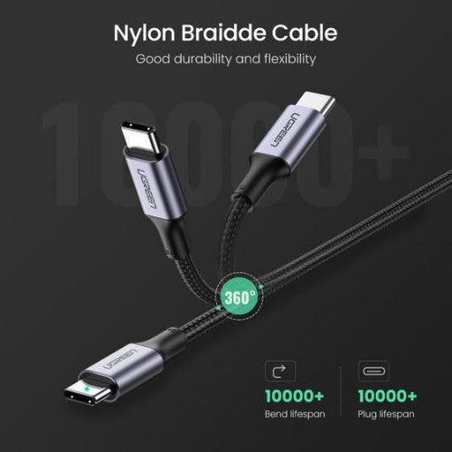 Ugreen 70429 USB cable 1 m USB C Black