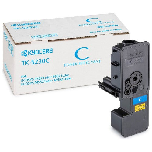 Kyocera 1T02R9CNL0/TK-5230C Toner-kit cyan, 2.2K pages ISO/IEC 19752 for Kyocera P 5021