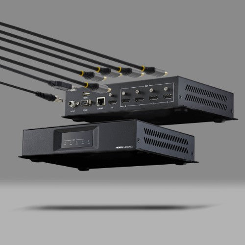 StarTech.com 2x2 HDMI Video Wall Controller - 4K 60Hz HDMI 2.0 Video Input to 4x 1080p Output - Video Wall Processor for Multi Screen Display - Video Wall Splitter - RS232/Ethernet Control