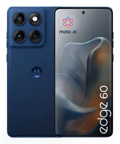 Motorola edge 60 16.9 cm (6.67") Dual SIM Android 15 5G USB Type-C 12 GB 512 GB 5200 mAh Blue