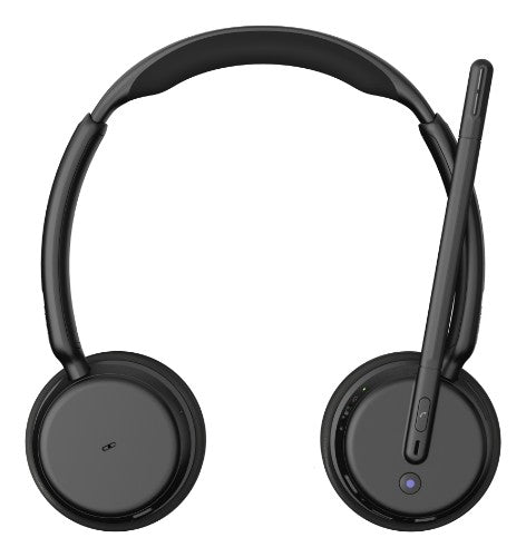 EPOS 1001490 headphones/headset Wired & Wireless Head-band Office/Call center USB Type-C Bluetooth Black