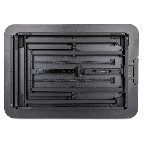 StarTech.com Standing Desk Converter for Laptop - Up to 8kg/17.6lb - Height Adjustable Laptop Riser - Table-Top Stand-Up Desk Converter for Home Office - Sit-Stand Desk Platform