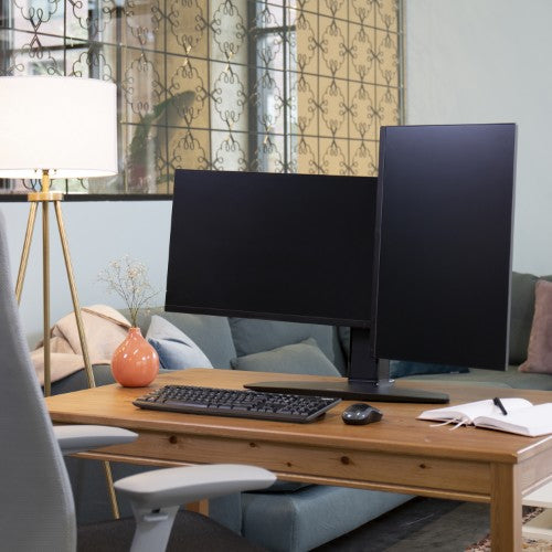 Ergotron Neo Flex Dual Monitor Lift Stand 62.2 cm (24.5") Desk Black