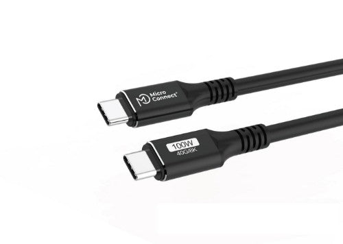 Microconnect USB4CC015 USB cable USB4 Gen 3x2 0.15 m USB C 100 W Black