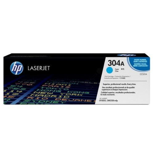 HP CC531A/304A Toner cartridge cyan, 2.8K pages ISO/IEC 19798 for HP CLJ CP 2025