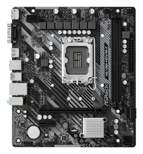 Asrock H610M-HDV/M.2 R2.0 motherboard Intel H610 LGA 1700 micro ATX