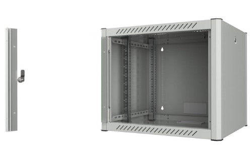 Lanview RWP09U56WH rack cabinet 9U Wall mounted rack White