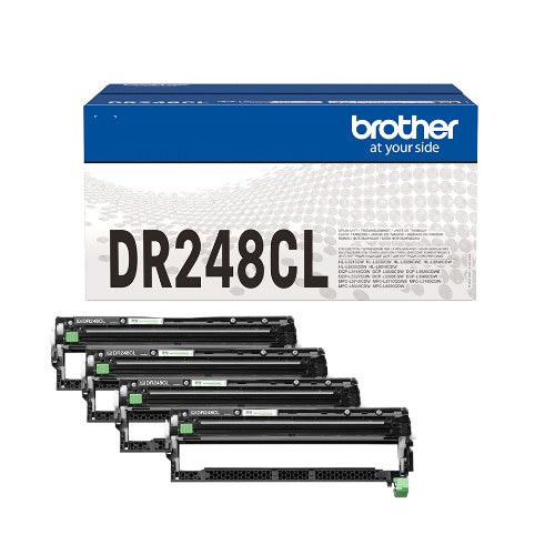 Brother DR-248CL Drum kit Bk,C,M,Y, 4x30K pages Pack=4 for Brother DCP-L 3500/HL-L 8200/MFC-L 8300