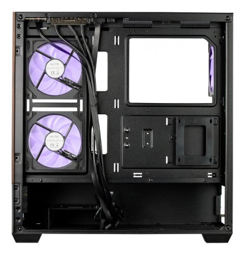 Cooler Master Elite 690 Wood Midi Tower Black