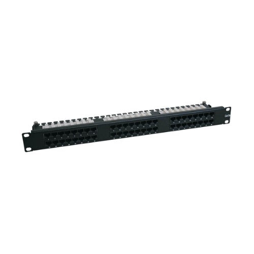 Tripp Lite N252-048-1U 48-Port 1U Rack-Mount Cat6/Cat5 High Density 110 Patch Panel, 568B, RJ45 Ethernet, TAA