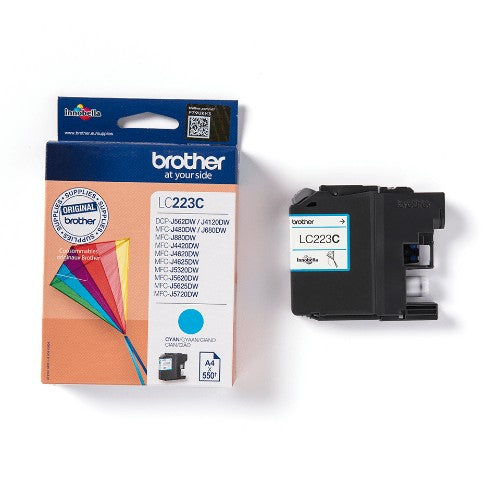 Brother LC-223C Ink cartridge cyan, 550 pages ISO/IEC 24711 5.9ml for Brother DCP-J 562/MFC-J 4420/MFC-J 5320