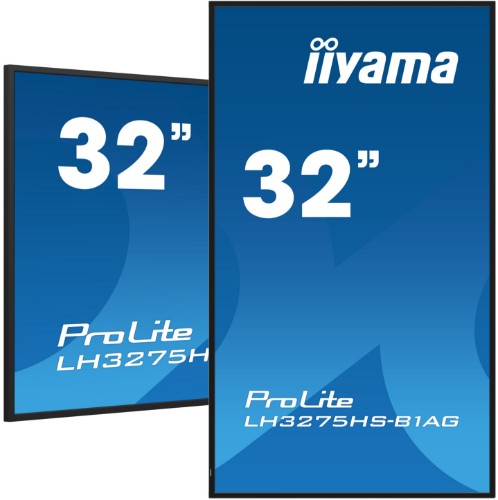 iiyama 32" Full HD Professional Digital Signage 24/7 display featuring Android OS and FailOver
