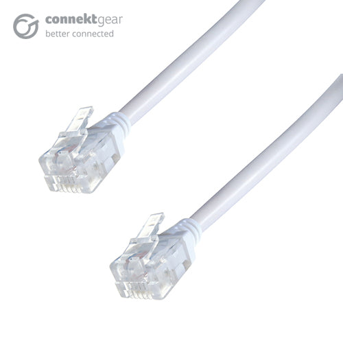 connektgear 3m ADSL Broadband High Speed Modem Cable RJ11 Male to RJ11 Male