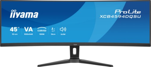 iiyama XCB4594DQSU-B1 computer monitor 111.8 cm (44") 5120 x 1440 pixels Dual QHD LED Black